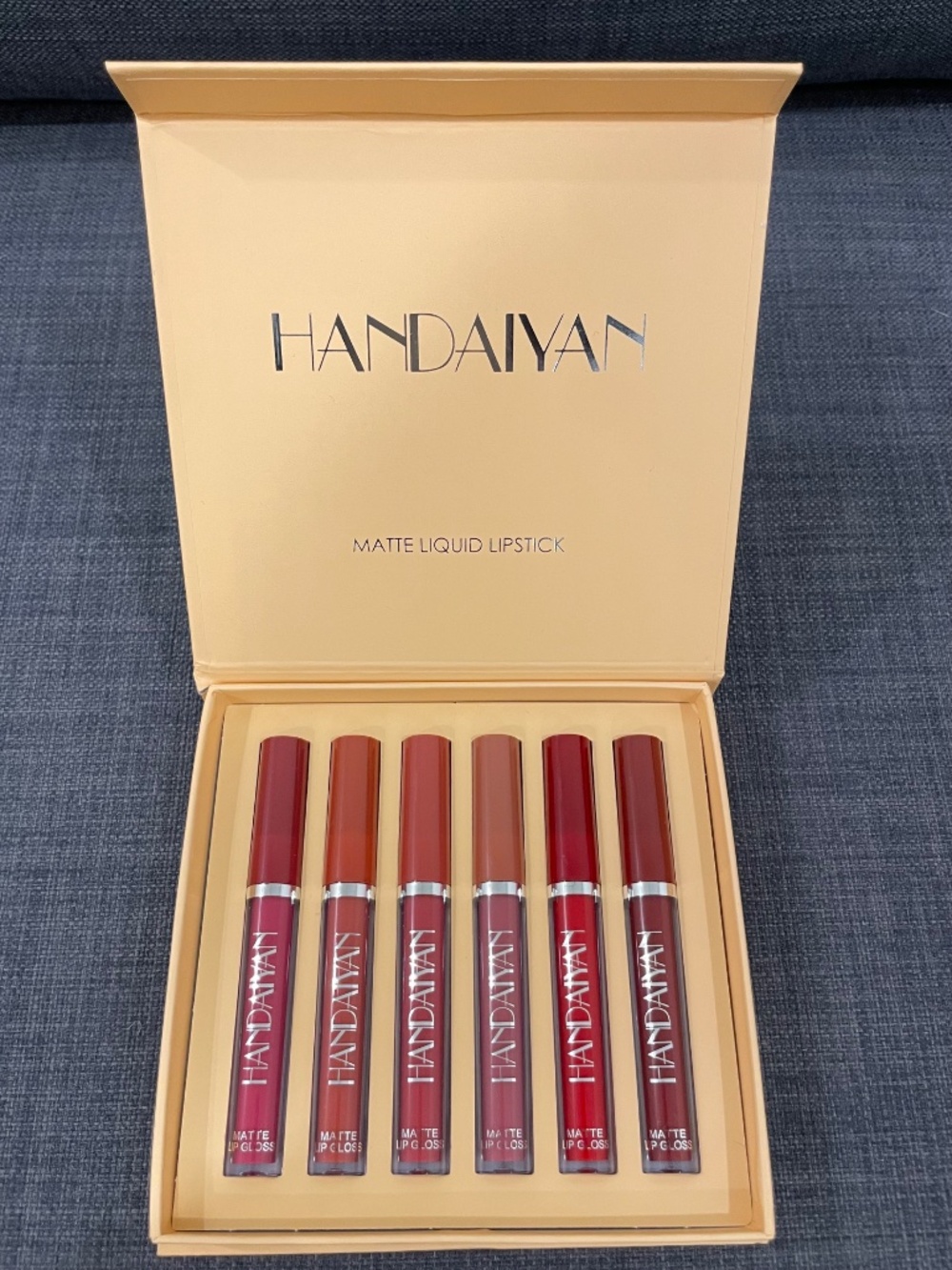 NWT HANDAIYAN Matte Liquid Lipstick 6-Piece Boxed Set